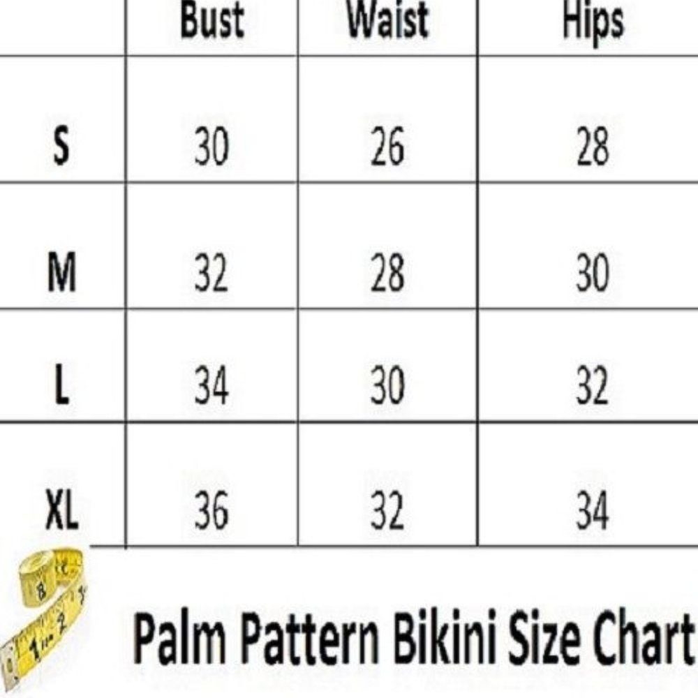Palm Pattern Bikini - Picture 3 of 3